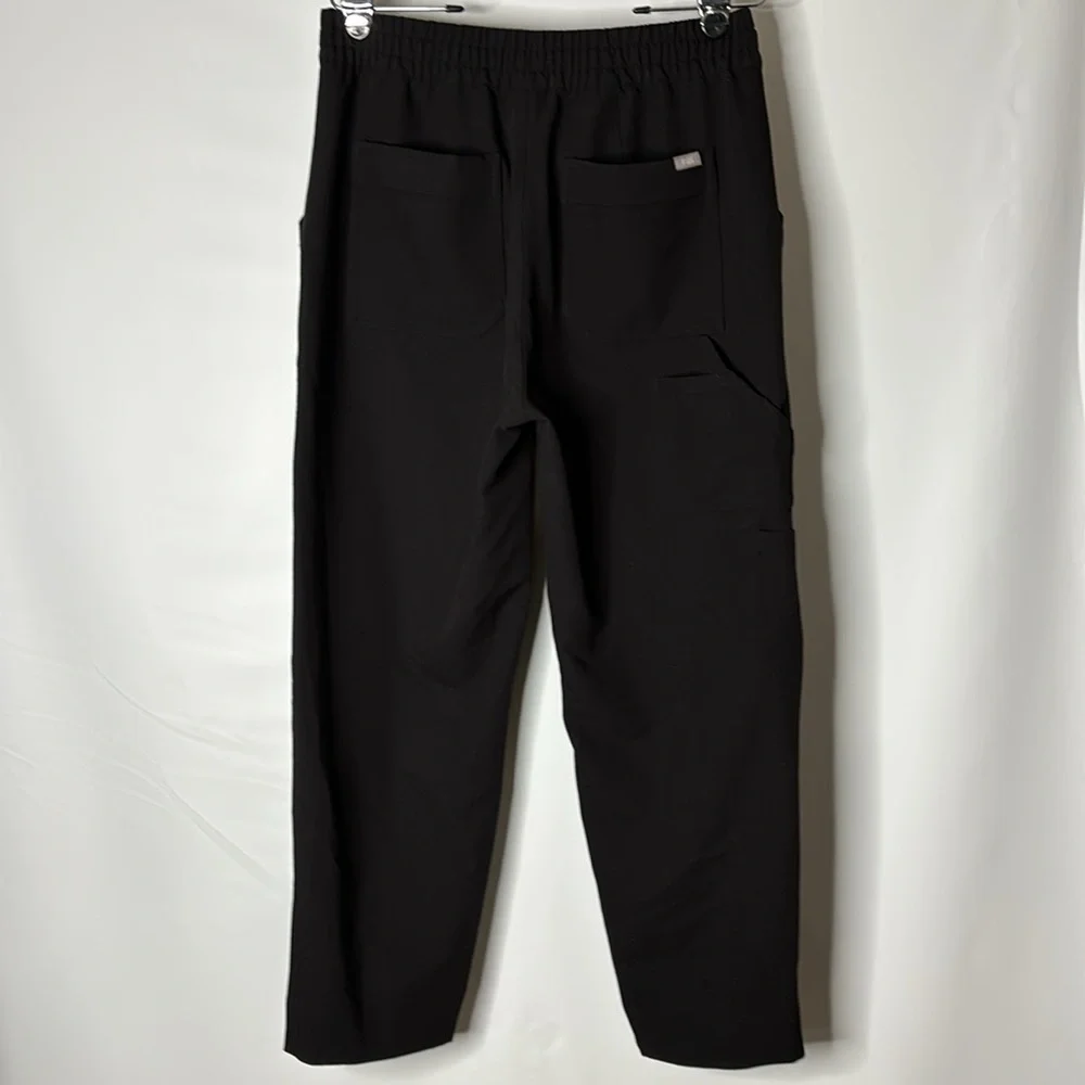 Figs Black Cargo Pants with Relaxed Fit
